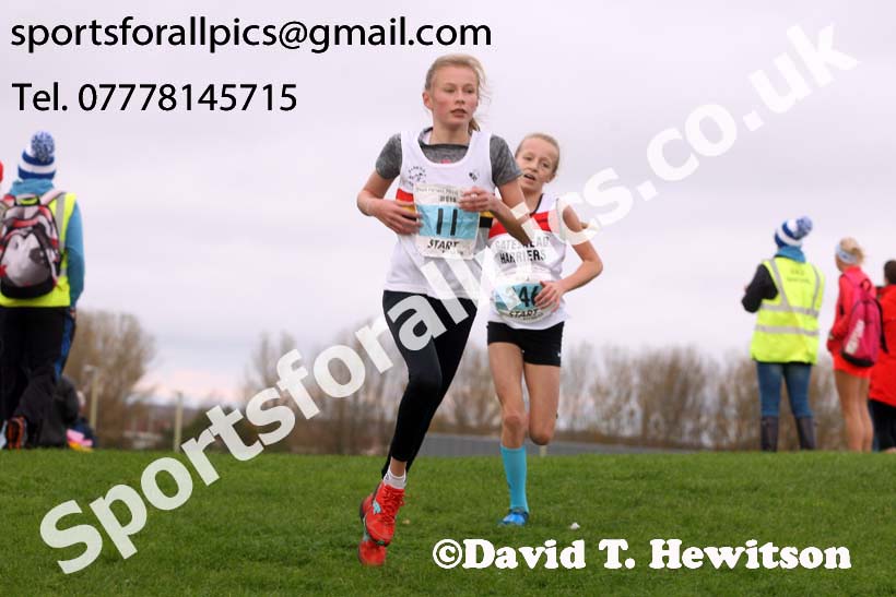 Girls under-13s, Sherman Cup and Davison Shield, Temple Park, South Shields. Photo:  David T. Hewitson/Sports for All Pics